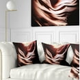 thumbnail image 1 of Designart Antelope Canyon in Brown Shade - Landscape Photography Throw Pillow - 18x18, 1 of 5
