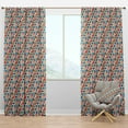 thumbnail image 1 of Designart 'Antique Broken Wood' Modern & Contemporary Blackout Curtain Panel, 1 of 4