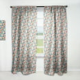 thumbnail image 1 of Designart 'Antique Broken Wood' Modern & Contemporary Curtain Panel, 1 of 5