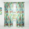 thumbnail image 1 of Designart 'Antique Flowers V' Bohemian & Eclectic Curtain Panel, 1 of 5