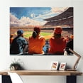 thumbnail image 1 of Designart "Applause Reverberating Stadium I" Stadiums Wall Art Living Room, 1 of 7