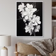thumbnail image 1 of Designart "Apple Blossom Monochromatic gracefulness XXVI" Floral Floater Framed Wall Decor, 1 of 7