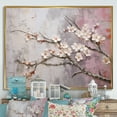 thumbnail image 1 of Designart "Apple Blossom euphony VII" Apple Blossom Floater Framed Canvas Print, 1 of 7