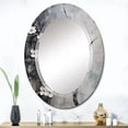 thumbnail image 1 of Designart "Apple Blossom euphony XII" Floral Round Wall Mirror - Traditional Oval Printed Decorative Oversized Mirror - Multiple Color Options, 1 of 4