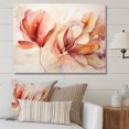 thumbnail image 1 of Designart "Apricot Blossom Waltz" Abstract Botanicals Wall Decor, 1 of 5
