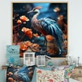 thumbnail image 1 of Designart "Aquatic Blue Heron" Animals Bird Floater Framed Canvas Wall Art, 1 of 5