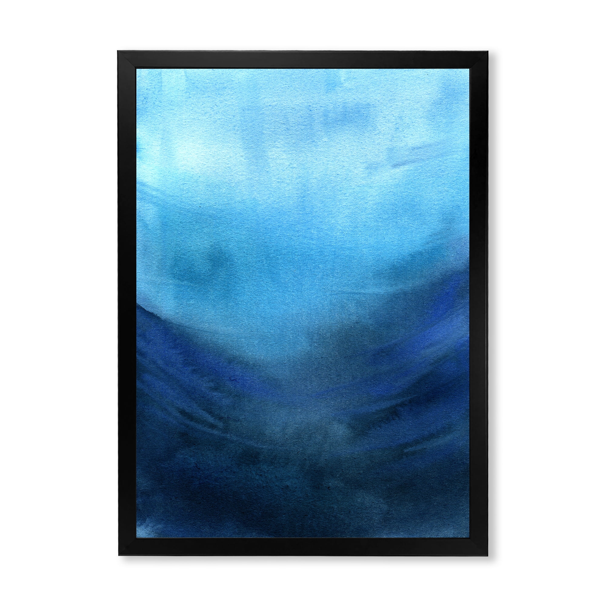 Designart 'Aquatic Underwater Compostion' Nautical & Coastal Framed Art Print