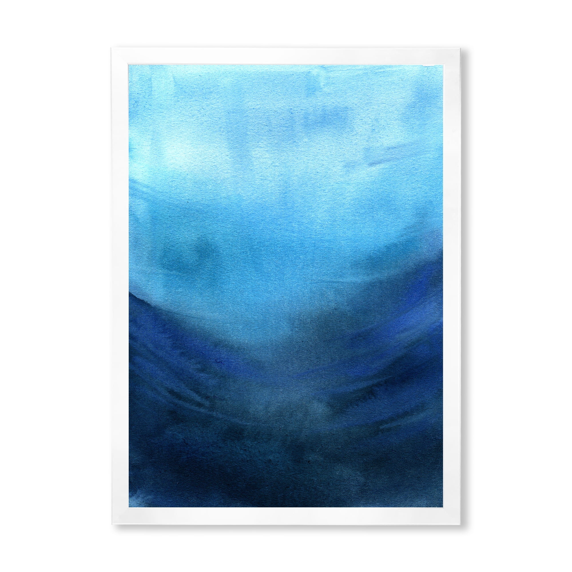 Designart 'Aquatic Underwater Compostion' Nautical & Coastal Framed Art Print