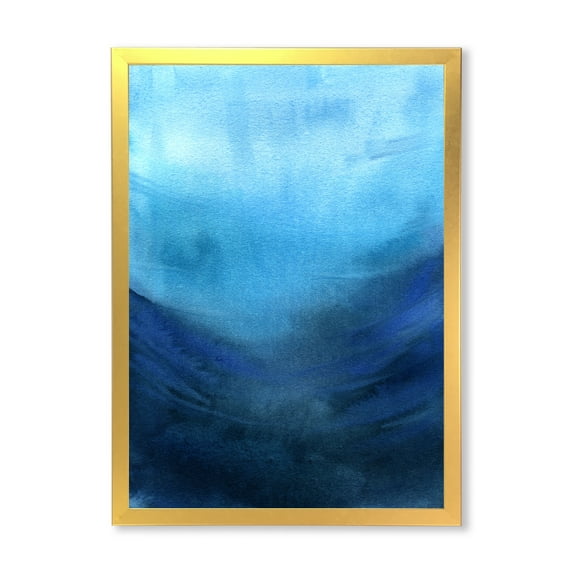 Designart 'Aquatic Underwater Compostion' Nautical & Coastal Framed Art Print