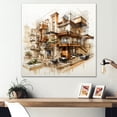 thumbnail image 1 of Designart "Architectural Analysis: Hotels And Lodges" Hotels & Lodges Wall Art Prints, 1 of 7