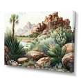 thumbnail image 1 of Designart Arizona Desert Cactus II Canvas Wall Art, 1 of 5