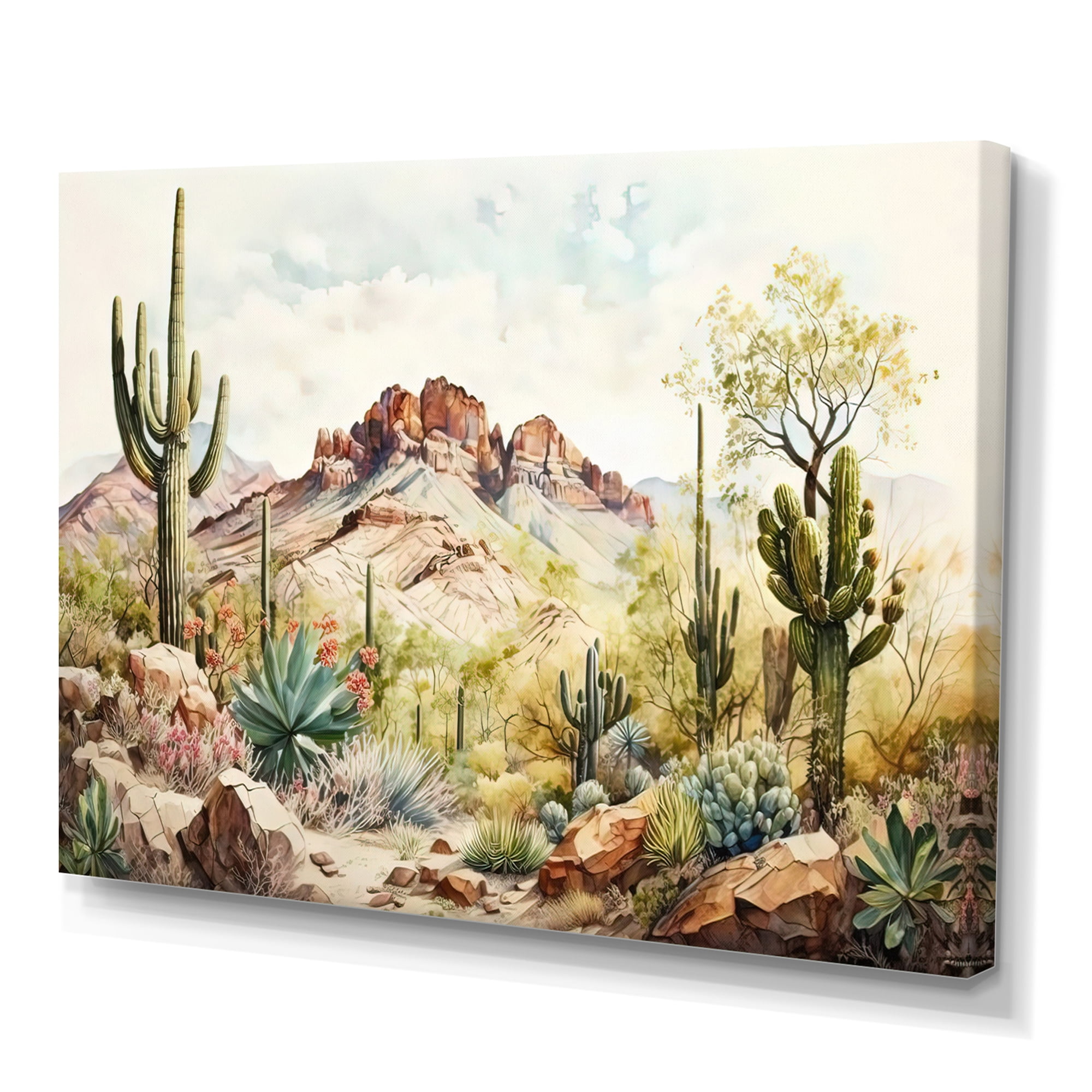 Designart Arizona Desert III Canvas Wall Art