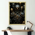 thumbnail image 1 of Designart "Armor of Medieval Knights III" Americana Framed Wall Art - Global Gold Military Living Room Framed Canvas Art, 1 of 6
