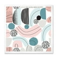 thumbnail image 1 of Designart 'Art Collage In Pastel Colors' Modern Framed Art Print, 1 of 4