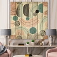 thumbnail image 1 of Designart 'Art Collage In Pastel Colors' Modern Print on Natural Pine Wood, 1 of 5