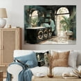 thumbnail image 1 of Designart "Art Deco Laundry Room painting I" Bath & Laundry Canvas Art Print, 1 of 5