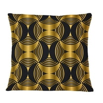 Designart Art Deco style modern pattern' Mid-Century Modern Throw Pillow - 12x20