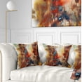 thumbnail image 1 of Designart Artistic Brown - Abstract Throw Pillow - 18x18, 1 of 5
