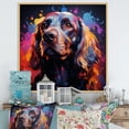 thumbnail image 1 of Designart "Artistic Cocker Spaniel" Animals Dog Floater Framed Canvas Art Print, 1 of 5