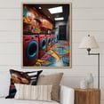 thumbnail image 1 of Designart "Artistic Inspiration Laundry Room wall decor II" Laundry Floater Framed Canvas Art Print, 1 of 7