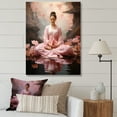 thumbnail image 1 of Designart "Asana Of The Lotus In Yoga I" Yoga Canvas Wall Art, 1 of 1