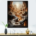 thumbnail image 1 of Designart "Ascending Shadows In Grey Surrealism I" Surrealism Floater Framed Canvas Prints, 1 of 1