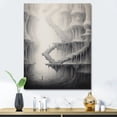 thumbnail image 1 of Designart "Ascending Shadows In Grey Surrealism" Surrealism Canvas Wall Art, 1 of 7