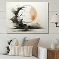 thumbnail image 1 of Designart "Ashen Pink Dharma Craft Circle Awakening" Spiritual Canvas Art Print, 1 of 5
