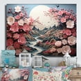 thumbnail image 1 of Designart "Asian Art Eastern gracefulness V" Asian Metal Art Print, 1 of 1