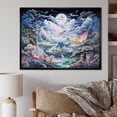 thumbnail image 1 of Designart "Asian Art Mystic Horizon I" Asian Floater Framed Canvas Art Print, 1 of 7