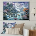 thumbnail image 1 of Designart "Asian Art Mystic Horizon II" Asian Floater Framed Wall Art Print, 1 of 7