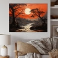 thumbnail image 1 of Designart "Asian Art Samurais silence IV" Asian Canvas Art Print, 1 of 5