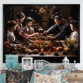 thumbnail image 1 of Designart "Asian Art euphony In Tea IX" Asian Floater Framed Wall Art Living Room, 1 of 7