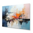 thumbnail image 1 of Designart "Asian Art modern Expression III" Abstract Collages Metal Art Living Room, 1 of 5