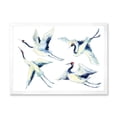 thumbnail image 1 of Designart 'Asian Crane Bird Impression II' Traditional Framed Art Print, 1 of 4