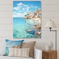 thumbnail image 1 of Designart "At Antibes French Seaside wall art III" Nautical & Beach Canvas Art Print, 1 of 5