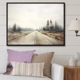 thumbnail image 1 of Designart "Atmospheric Highway View" Road Floater Framed Wall Art Prints, 1 of 5