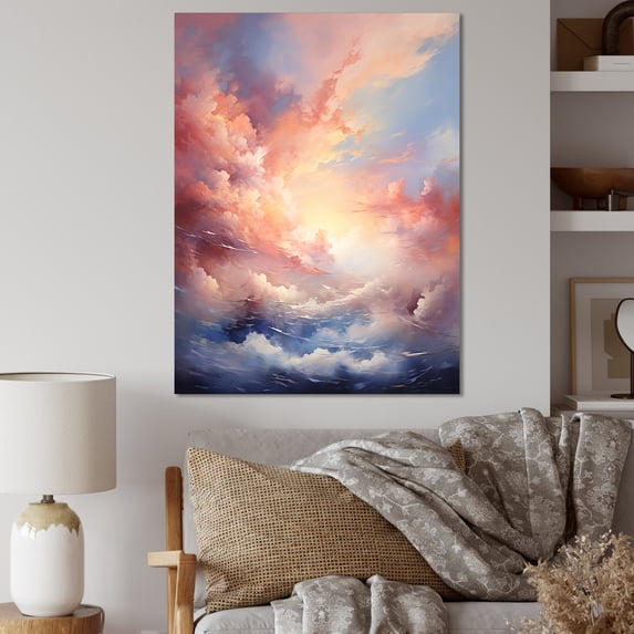 Designart "Atmospheric Sky Mystery" Sky Wall Art Living Room