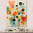 thumbnail image 1 of Designart "Atomic Abstraction Colorful Mid Century Art I" Abstract Canvas Print, 1 of 5