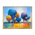 thumbnail image 1 of Designart 'Autumn Colorful Fantasy Trees IV' Modern Framed Canvas Wall Art Print, 1 of 5
