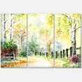 thumbnail image 1 of Designart ' Autumn Countryside The Afternoon Landscape ' Traditional Canvas Wall Art Print, 1 of 3