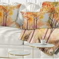 thumbnail image 1 of Designart Autumn Everywhere Forest - Landscape Printed Throw Pillow - 12x20, 1 of 5