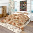 thumbnail image 1 of Designart 'Autumn Pattern' Bohemian & Eclectic Duvet Cover Set, 1 of 4