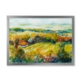 thumbnail image 1 of Designart 'Autumn Rural Landscape' Country Framed Art Print, 1 of 4
