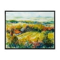 thumbnail image 1 of Designart 'Autumn Rural Landscape' Country Framed Canvas Wall Art Print, 1 of 5