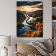 thumbnail image 1 of Designart "Autumn in the USA Forest s Fall Elegance II" Landscape & Nature Canvas Wall Art, 1 of 5