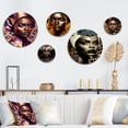 thumbnail image 1 of Designart "Avant-Garde Elegant African Woman IX" African American Woman Metal Wall Art Set of 5 Piece, 1 of 5