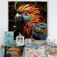 thumbnail image 1 of Designart "Avian Expressive Liberty" Animals Bird Floater Framed Canvas Prints, 1 of 5