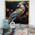 thumbnail image 1 of Designart "Avian Expressive Liberty I" Animals Bird Picture Framed Wall Decor, 1 of 5