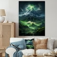 thumbnail image 1 of Designart "Awakening Of The Volcanic Power" Volcano Canvas Art Print, 1 of 7